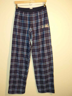 Navy/Light Blue Plaid Pajama Pants